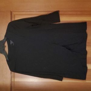 Black 3/4 Sleeve Motherhood Nursing Top